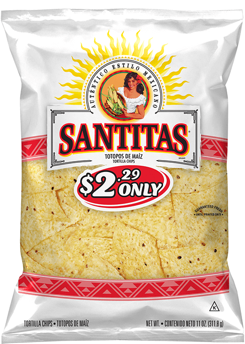 Santitas Tortilla White Corn Chips