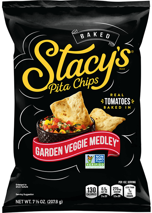 Stacy's Baked Pita Chips - Garden Veggie Medley