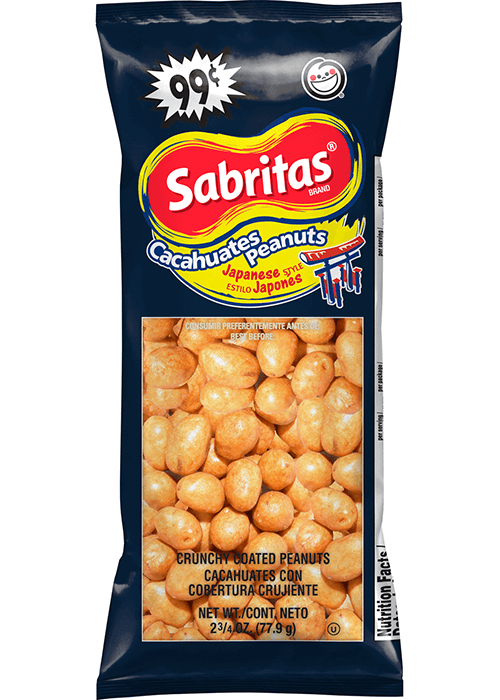Sabritas Crunchy Coated Peanuts - Japanese Style