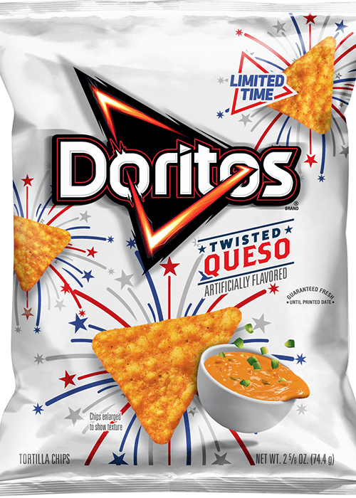 Doritos Tortilla Chips - Twisted Queso Flavored