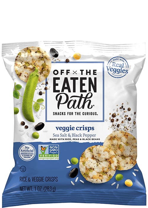 Off The Eaten Path Veggie Crisps - Sea Salt & Black Pepper