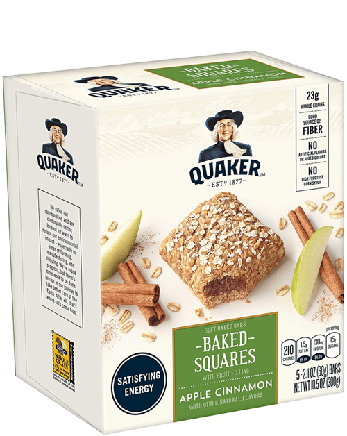 Quaker Baked Squares - Apple Cinnamon