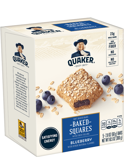 Quaker Baked Squares - Blueberry