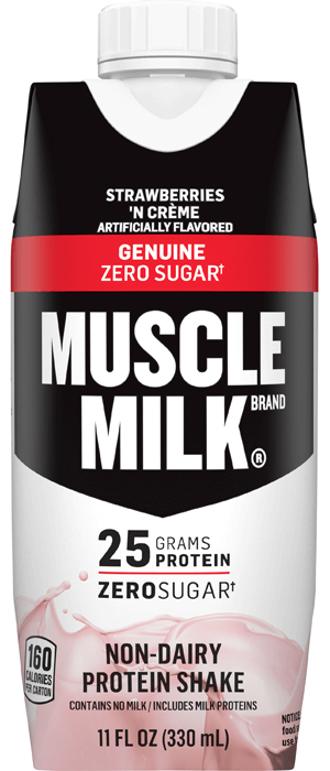 Muscle Milk Genuine Zero Sugar Protein Shake - Strawberries 'N Crème