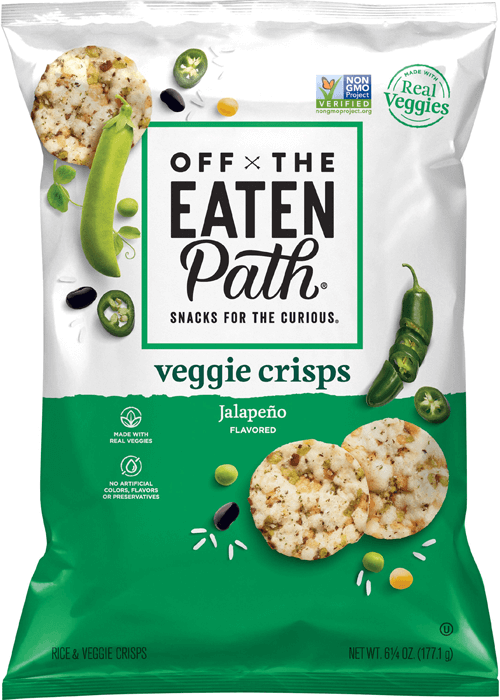 Off The Eaten Path Veggie Crisps - Jalapeño Flavored